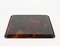 Square Tortoiseshell Effect Acrylic Serving Tray by Christian Dior, Italy, 1970s 12