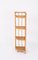 Dreieckiges italienisches Mid-Century Eckbücherregal aus Bambus & Rattan, 1970er 3