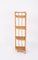 Mid-Century Italian Triangular Bamboo and Rattan Corner Bookcase, 1970s 3