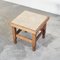 Art Deco Side Table in Oak and Travertine, 1930s, Image 6