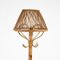 Lámpara de pie Mid-Century de bambú y ratán estilo Franco Albini, años 60 de Franco Albini, Imagen 11
