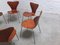 Early Teak Series 7 Chairs by Arne Jacobsen for Fritz Hansen, 1950s, Set of 6 20