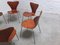 Early Teak Series 7 Chairs by Arne Jacobsen for Fritz Hansen, 1950s, Set of 6, Image 20