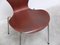 Early Teak Series 7 Chairs by Arne Jacobsen for Fritz Hansen, 1950s, Set of 6 13