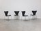 Early Series Chairs by Arne Jacobsen for Fritz Hansen, 1955, Set of 4 12