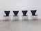 Chaises Early Series par Arne Jacobsen pour Fritz Hansen, 1955, Set de 4 3