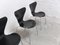 Early Series Chairs by Arne Jacobsen for Fritz Hansen, 1955, Set of 4 11