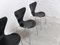 Early Series Chairs by Arne Jacobsen for Fritz Hansen, 1955, Set of 4, Image 11