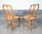 Toskanische Esszimmerstühle aus Nussholz, 1800er, 6er Set 6