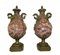 French Urns in Marble, 1880, Set of 2 2