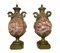 French Urns in Marble, 1880, Set of 2 1