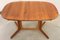 Mesa de comedor extensible Mid-Century oval, Imagen 2