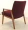 Mid-Century German Armchair in Fabric and Wood 9