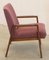 Mid-Century German Armchair in Fabric and Wood 13