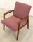 Mid-Century German Armchair in Fabric and Wood, Image 7