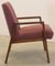 Mid-Century German Armchair in Fabric and Wood, Image 11
