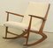 Mid-Century Cube Boomerang Rocking Chair by Søren Georg Jensen, 1950s, Image 3