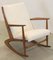 Rocking Chair Boomerang Cube Mid-Century par Søren Georg Jensen, 1950s 14