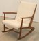 Rocking Chair Boomerang Cube Mid-Century par Søren Georg Jensen, 1950s 6