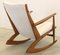 Mid-Century Cube Boomerang Rocking Chair by Søren Georg Jensen, 1950s 9