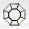 Mid-Century Octagonal Glass Ceiling Light from Limburg, 1960s 8