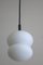 Mid-Century Milk Glass Pendant Lights, Set of 3 1