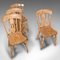 Chaises de Salle à Manger Antiques en Orme, Angleterre, 1920s, Set de 4 9