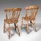 Chaises de Salle à Manger Antiques en Orme, Angleterre, 1920s, Set de 4 3