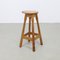 Vintage Bar Stools in Pinewood, 1970s, Set of 2, Image 6