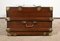 Naval Officer's Travel Trunk in Teak, Late 19th Century 12