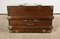 Naval Officer's Travel Trunk in Teak, Late 19th Century 11