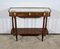 Mahogany and Marble Console, Louis XVI Style 1