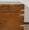 Large End of 19th Century Teak Naval Trunk, Image 8