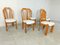 Brutalist Oak Dining Chairs, 1970s, Set of 6 3