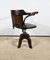 Swivel Desk Chair in Tinted Beech, 1940s 12