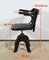 Swivel Desk Chair in Tinted Beech, 1940s, Image 13