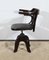 Swivel Desk Chair in Tinted Beech, 1940s, Image 4