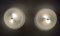 Postmoderne Runde Deckenlampen aus Muranoglas, Italien, 1970er, 2er Set 7