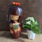 Vintage Kawaii Kokeshi Puppe, 1970er 4