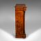 Antique English Walnut Pier Display Cabinet, Image 4