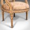 Antique French Victorian Carved Armchair, 1870s 12