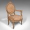 Antique French Victorian Carved Armchair, 1870s 1