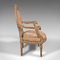 Antique French Victorian Carved Armchair, 1870s 3