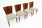 Czechoslovakian Table with Chairs, 1930s, Set of 5, Image 4