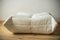 White Bouclette Togo Pouf Sofa by Michel Ducaroy for Ligne Roset 5