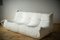 White Bouclette Togo 3-Seater Sofa by Michel Ducaroy for Ligne Roset 2