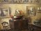 Marguerite De Backer, Interno di Anversa neo-impressionista, anni '20, Olio su tela, con cornice, Immagine 2