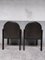 Dark Brown Leather and Wood Dining Armchairs from Bulo, 1980s, Set of 6 24