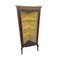 Antique French Corner Display Cabinet with Bronce Edges, Image 1