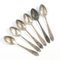 Vintage Polish Brass Mocca Spoons, 1950s, Set of 6 9